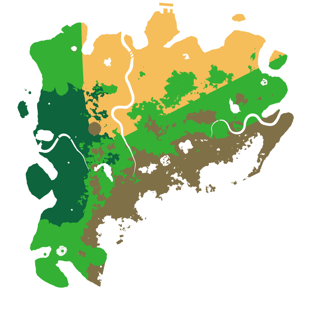 Biome Rust Map: Procedural Map, Size: 4500, Seed: 2026680033