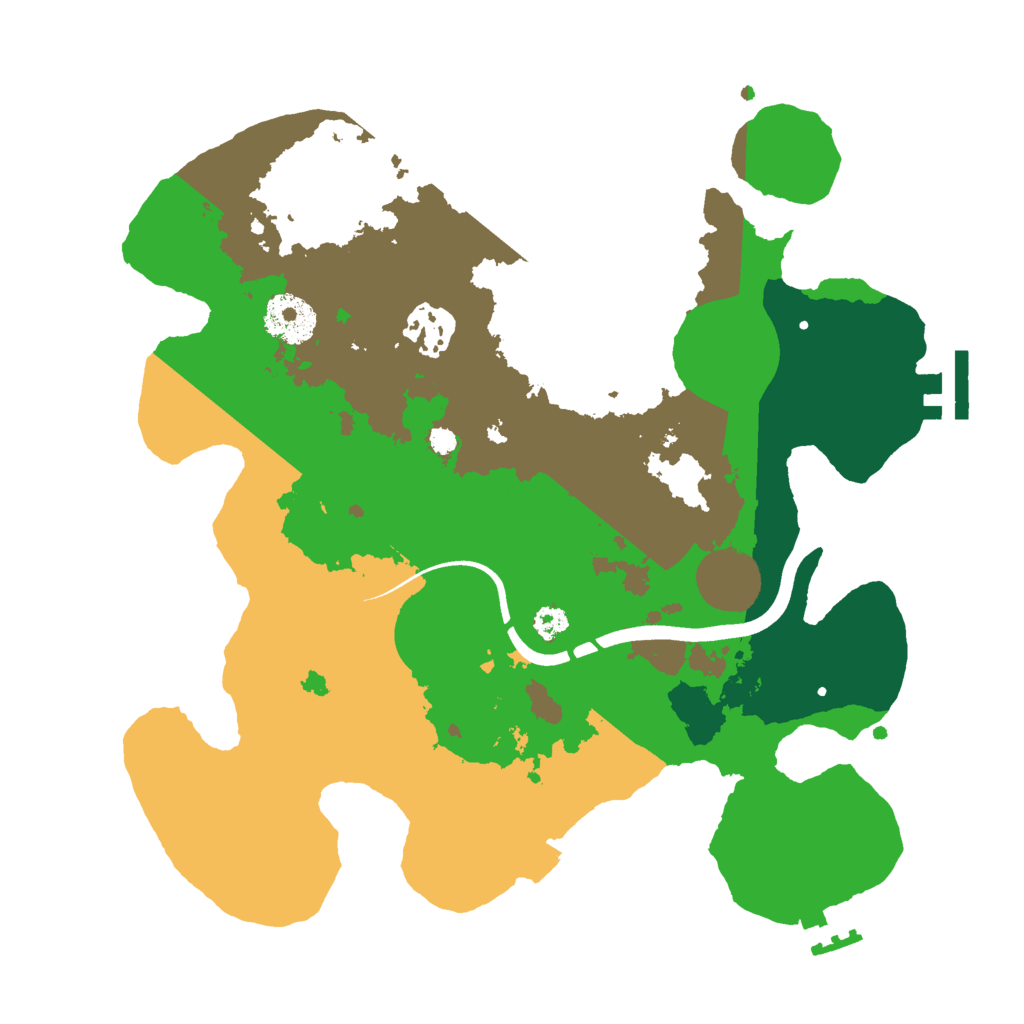 Biome Rust Map: Procedural Map, Size: 3000, Seed: 146895288