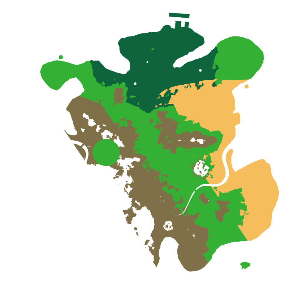 Biome Rust Map: Procedural Map, Size: 3000, Seed: 756984