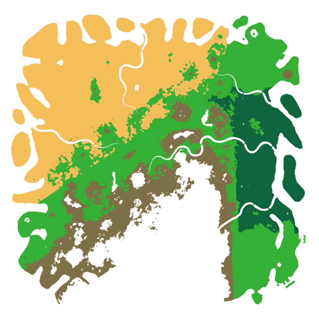 Biome Rust Map: Procedural Map, Size: 6000, Seed: 176317169