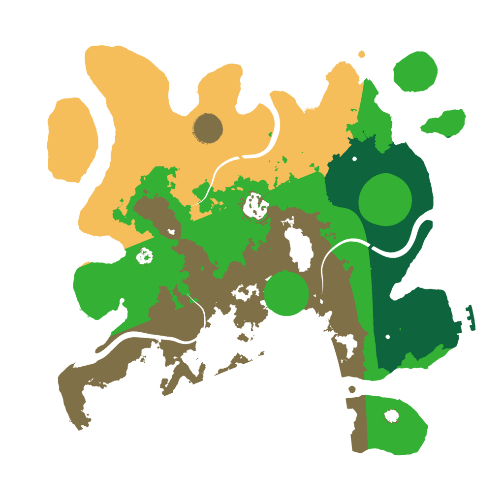 Biome Rust Map: Procedural Map, Size: 3000, Seed: 1612595409