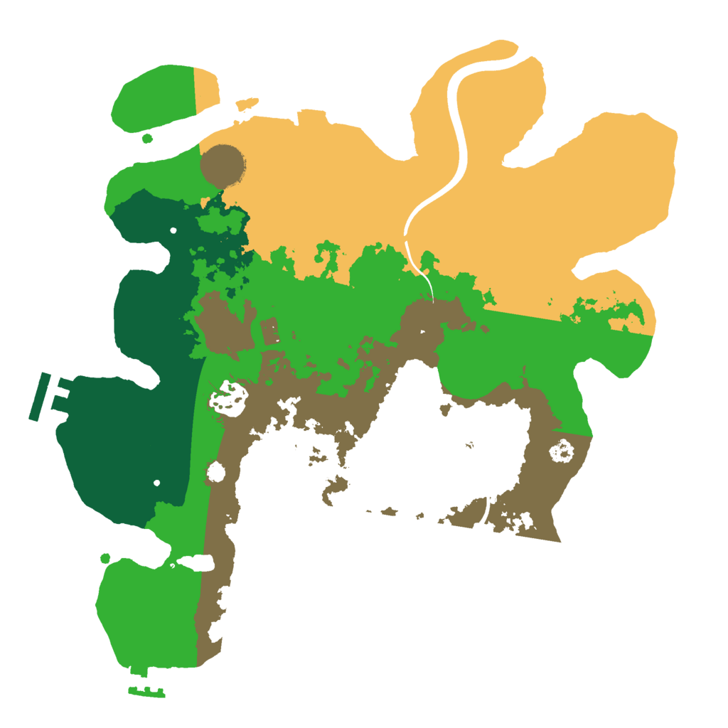 Biome Rust Map: Procedural Map, Size: 3000, Seed: 1374084430