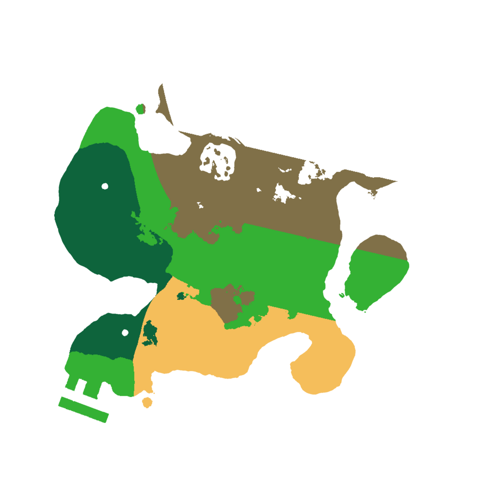 Biome Rust Map: Procedural Map, Size: 2000, Seed: 608544741