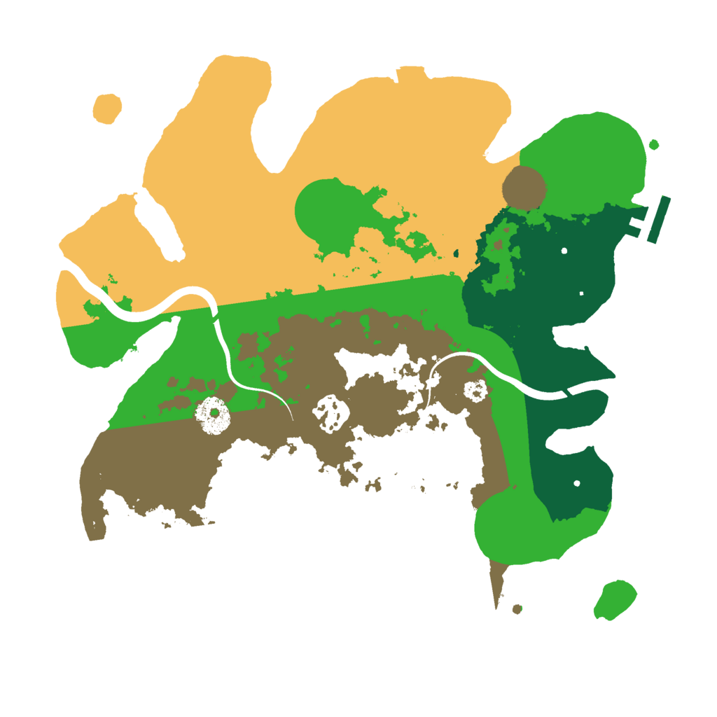 Biome Rust Map: Procedural Map, Size: 3000, Seed: 94878