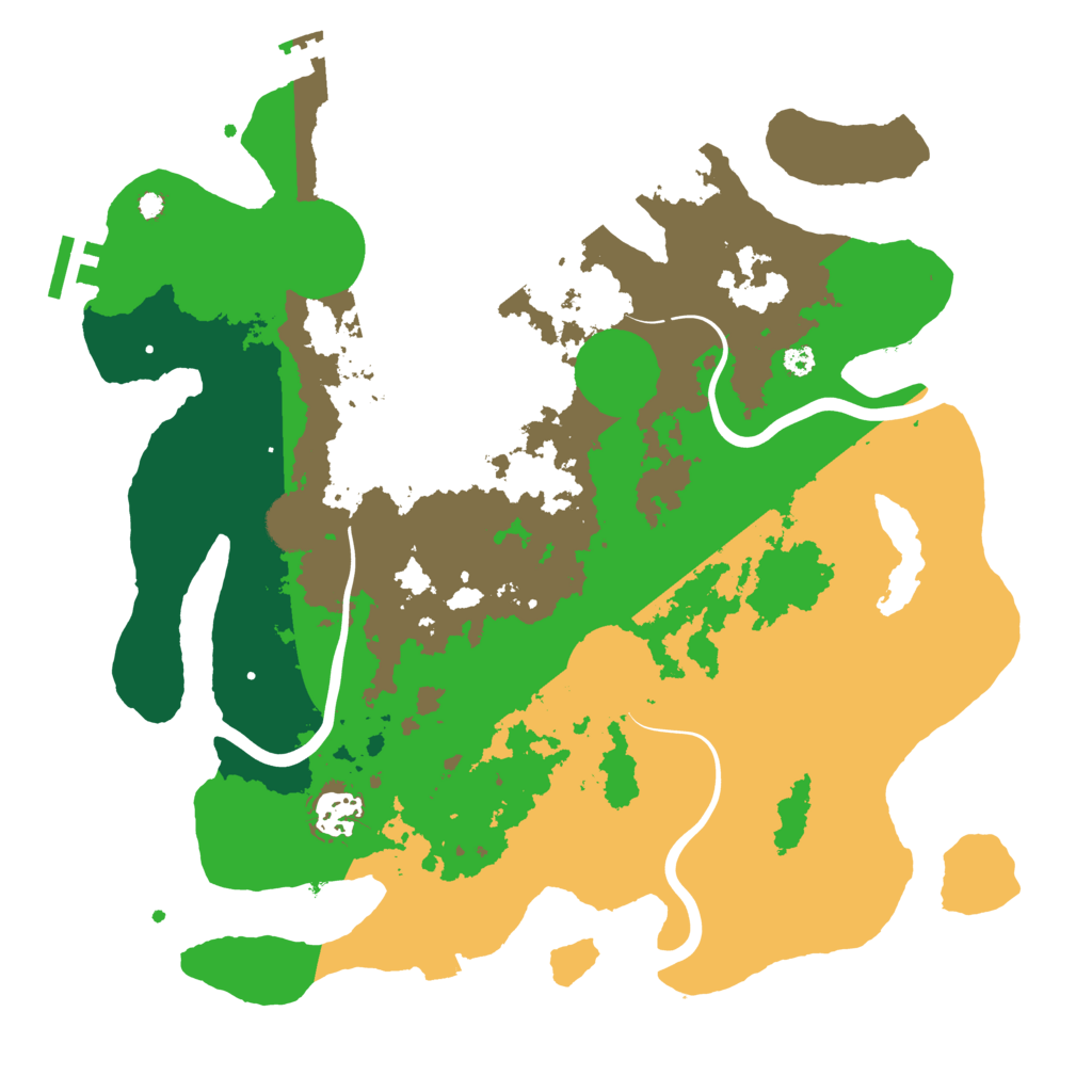 Biome Rust Map: Procedural Map, Size: 3500, Seed: 1493574022