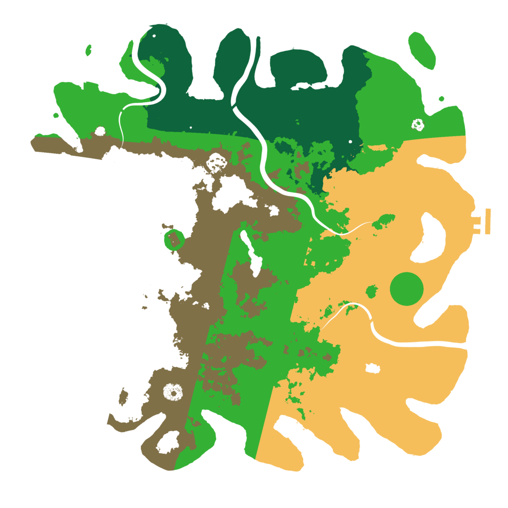 Biome Rust Map: Procedural Map, Size: 4000, Seed: 121748255