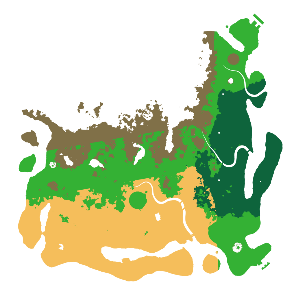 Biome Rust Map: Procedural Map, Size: 4500, Seed: 823183683