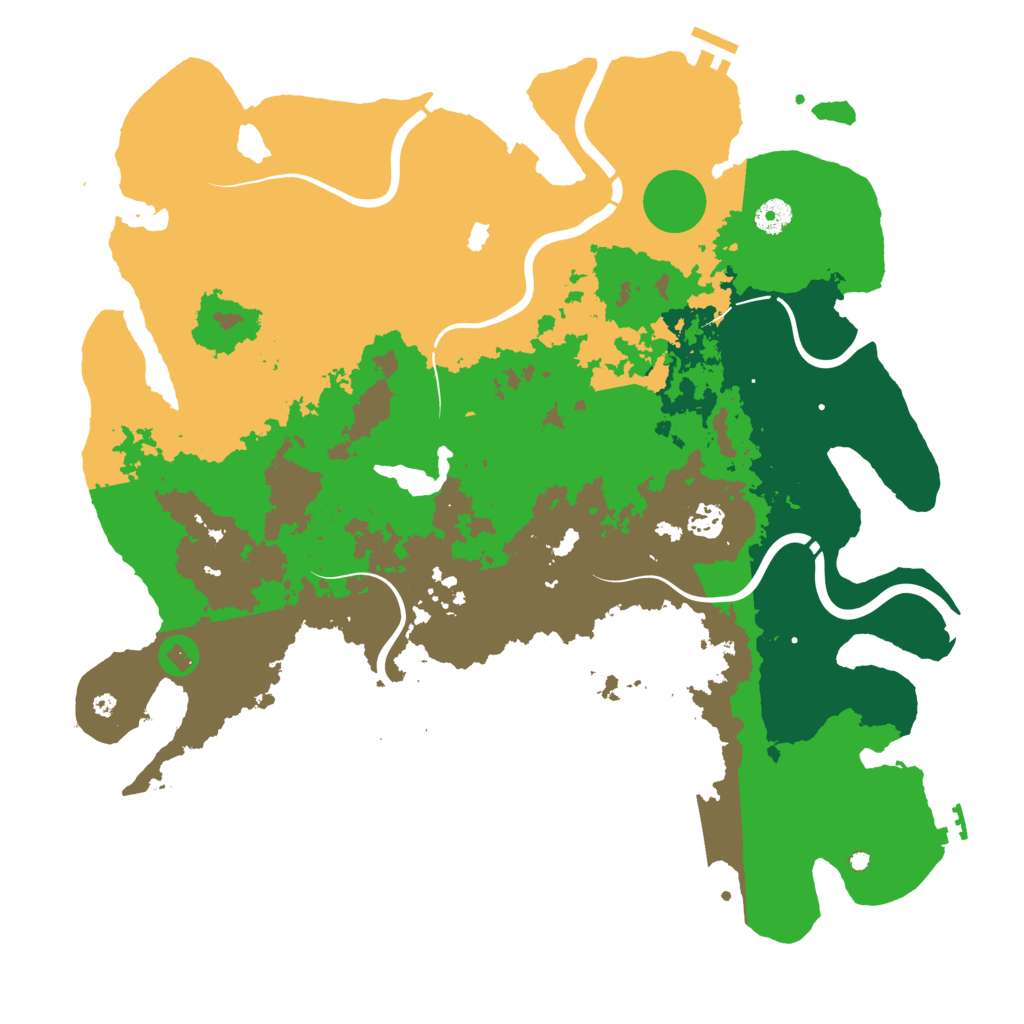 Biome Rust Map: Procedural Map, Size: 4300, Seed: 820965841
