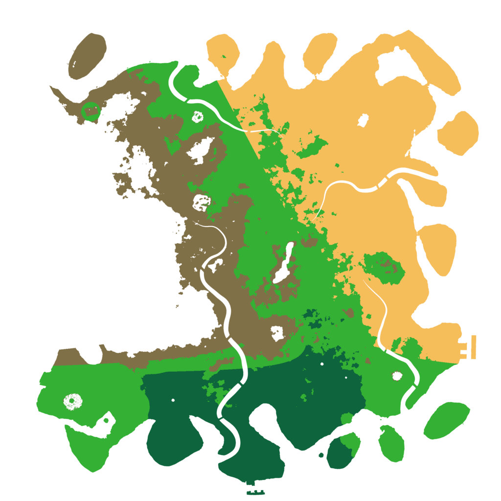 Biome Rust Map: Procedural Map, Size: 4250, Seed: 1289664813
