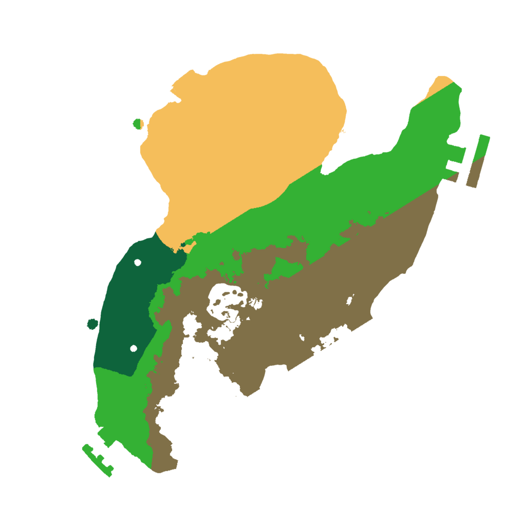 Biome Rust Map: Procedural Map, Size: 2000, Seed: 551438052