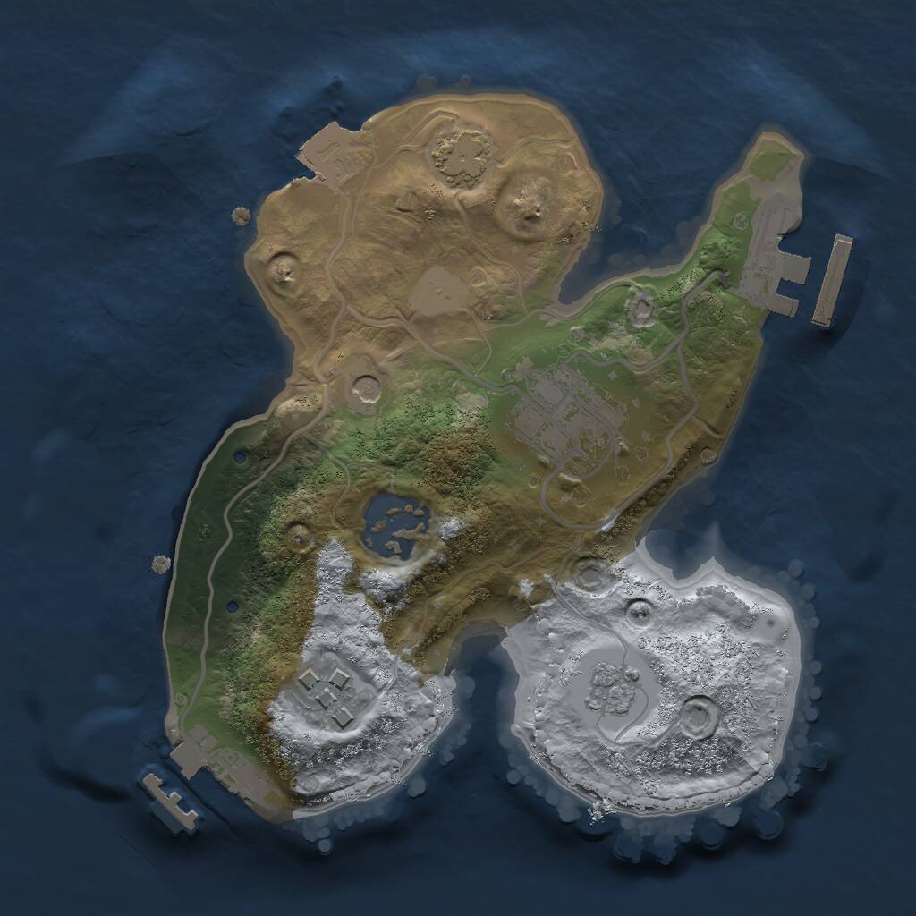 Procedural Map :: Rust Map :: Just-Wiped