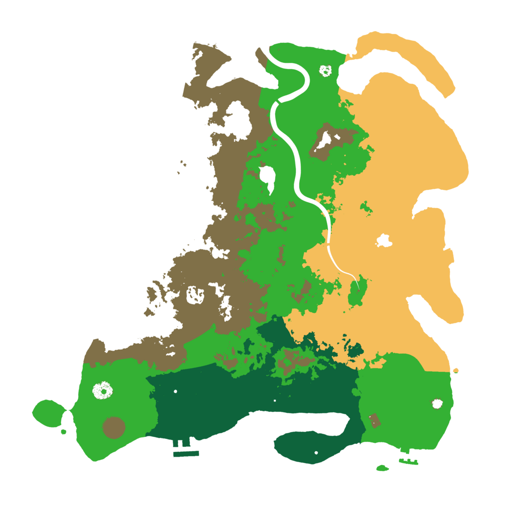 Biome Rust Map: Procedural Map, Size: 4000, Seed: 485406