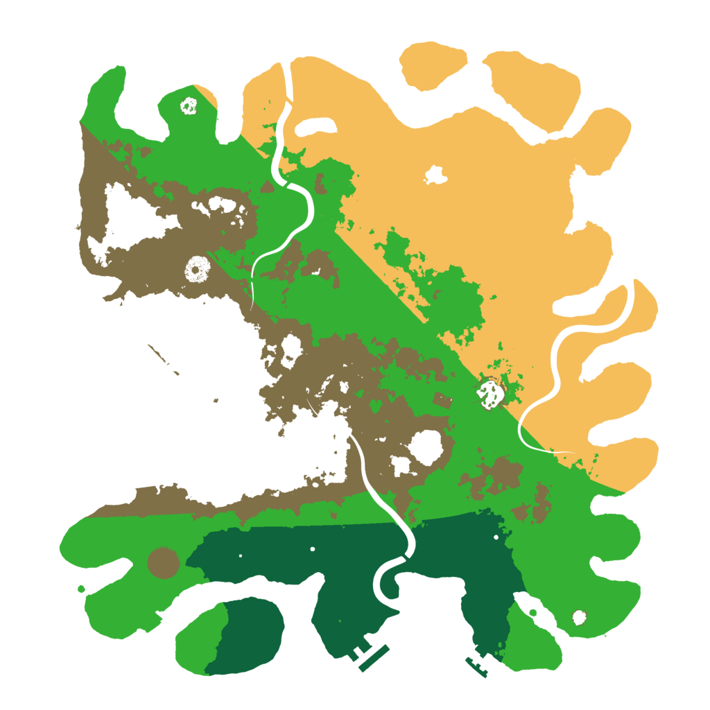 Biome Rust Map: Procedural Map, Size: 4000, Seed: 35278187