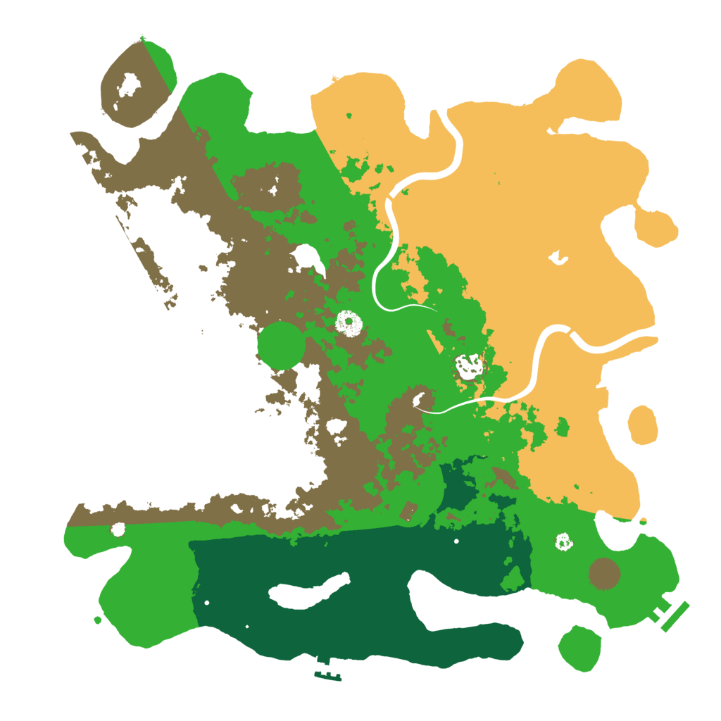 Biome Rust Map: Procedural Map, Size: 4000, Seed: 29858179