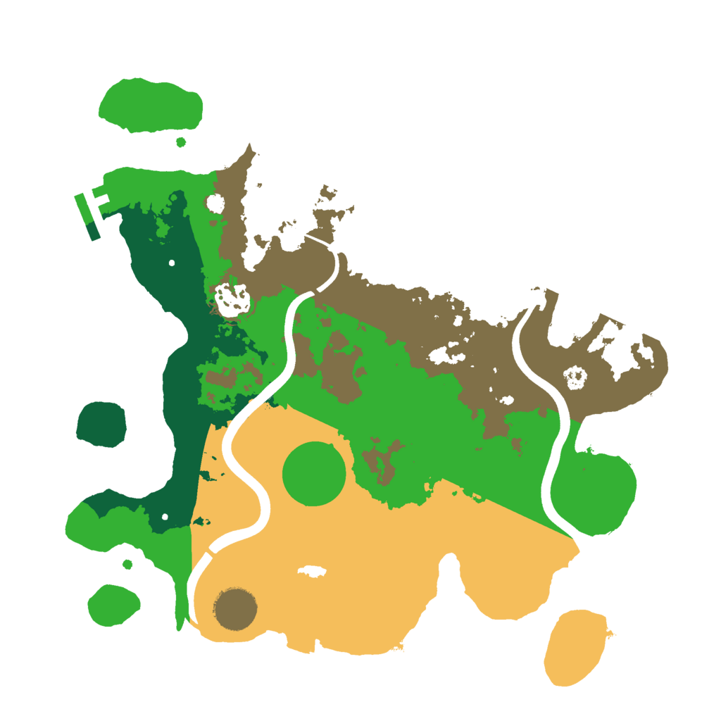 Biome Rust Map: Procedural Map, Size: 3000, Seed: 11649
