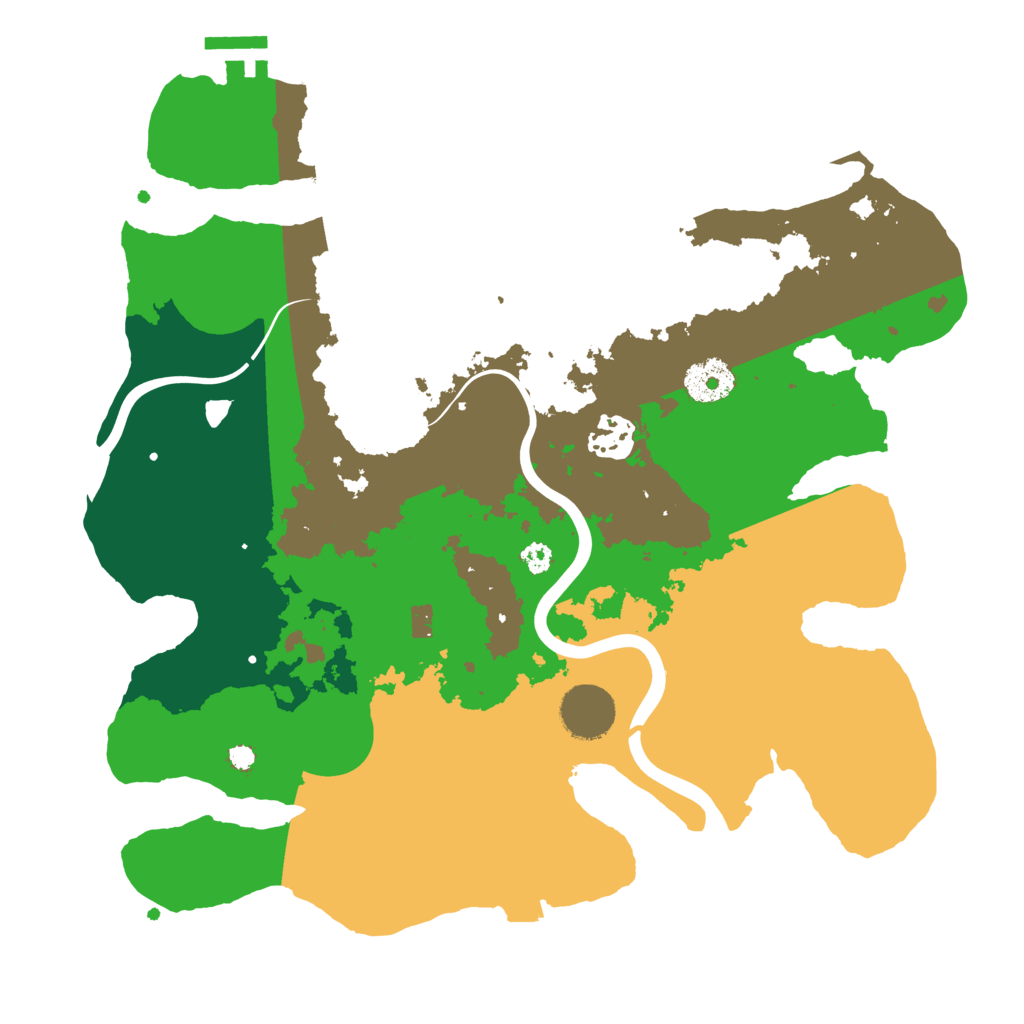 Biome Rust Map: Procedural Map, Size: 3300, Seed: 1578045006