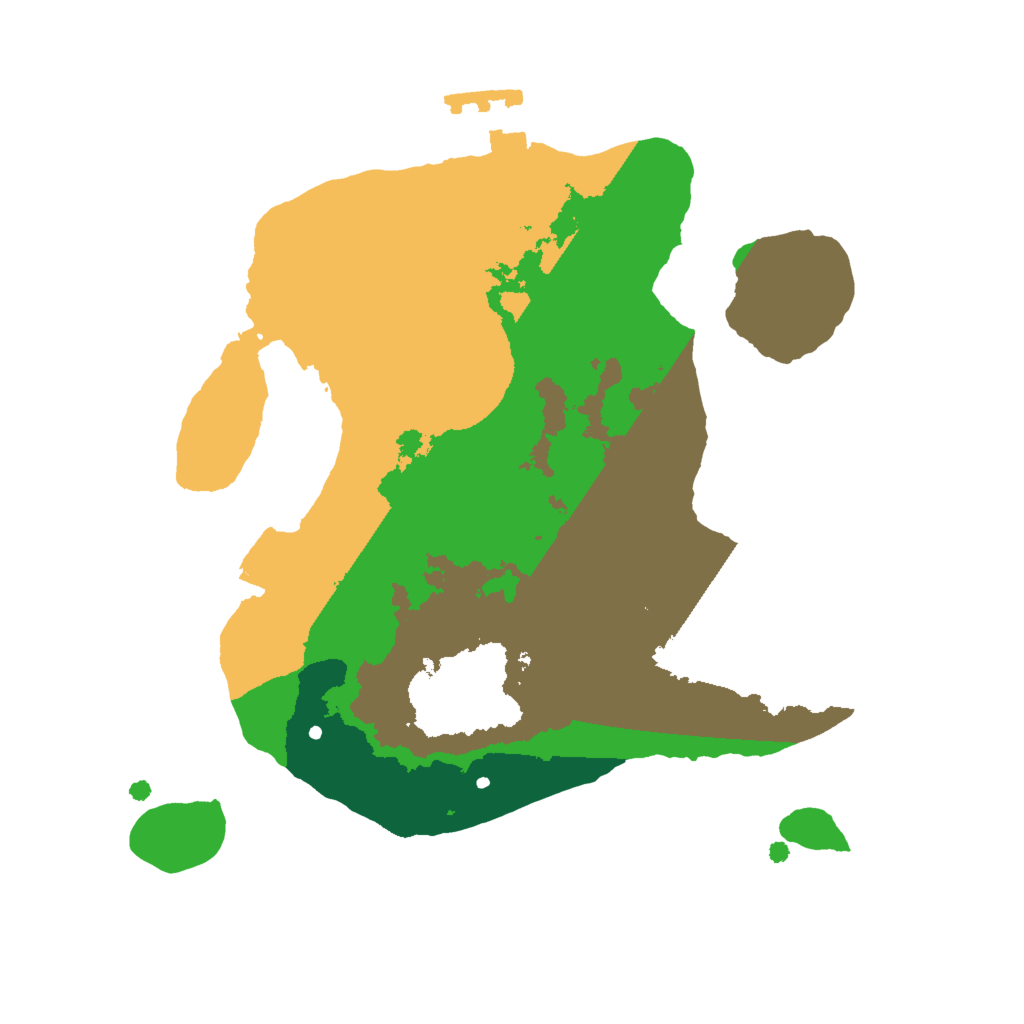 Biome Rust Map: Procedural Map, Size: 2000, Seed: 1273555323