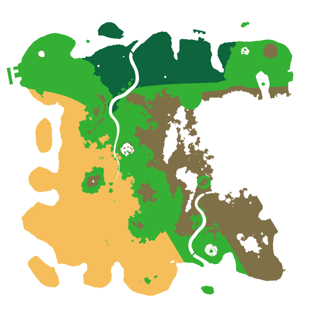 Biome Rust Map: Procedural Map, Size: 3850, Seed: 1609855799