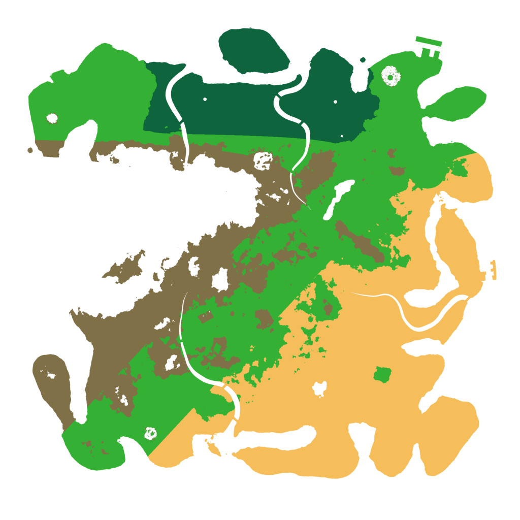 Biome Rust Map: Procedural Map, Size: 4000, Seed: 241765437