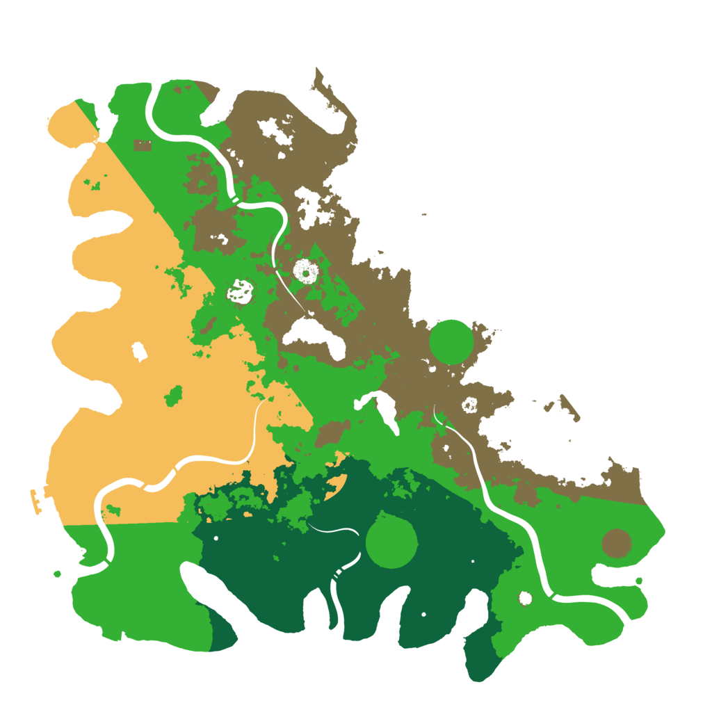 Biome Rust Map: Procedural Map, Size: 4250, Seed: 871595412