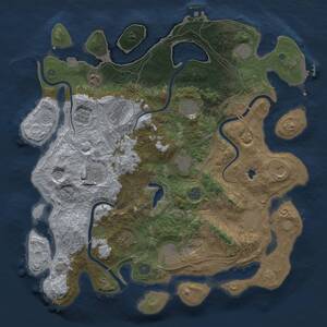 Thumbnail Rust Map: Procedural Map, Size: 4250, Seed: 1475429617, 19 Monuments