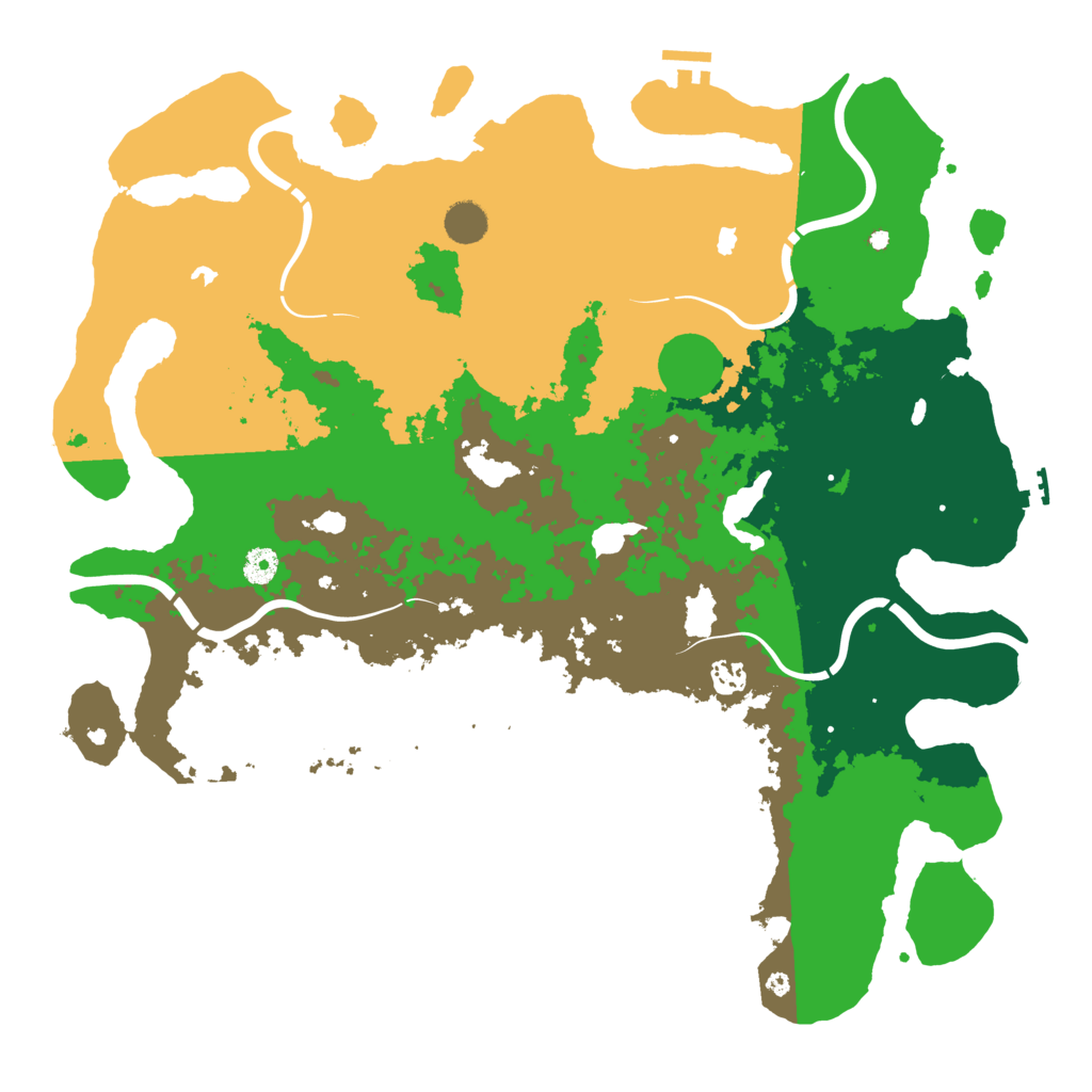 Biome Rust Map: Procedural Map, Size: 4500, Seed: 1453