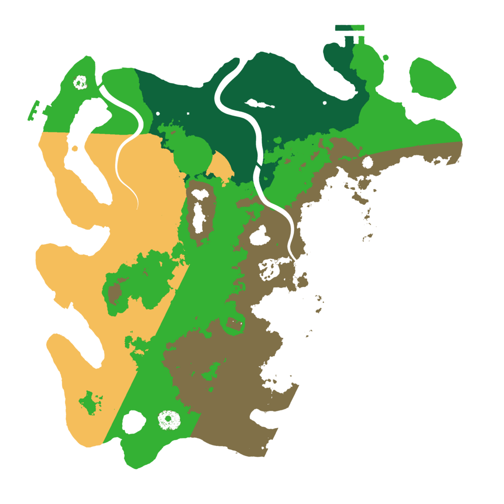 Biome Rust Map: Procedural Map, Size: 3500, Seed: 1369450139
