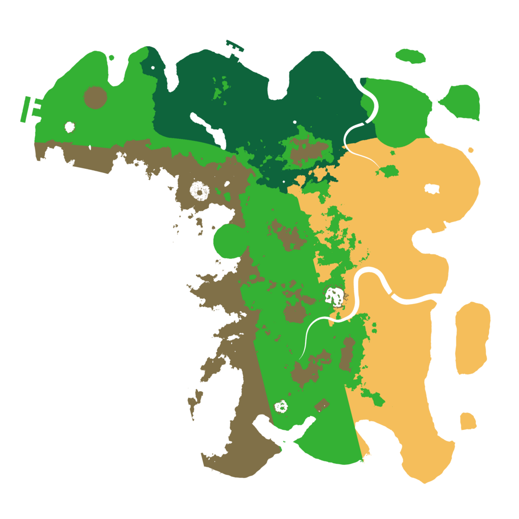 Biome Rust Map: Procedural Map, Size: 4000, Seed: 1627