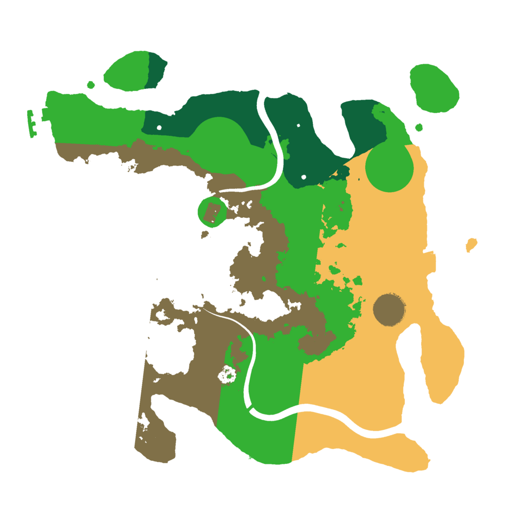 Biome Rust Map: Procedural Map, Size: 2900, Seed: 1381081145