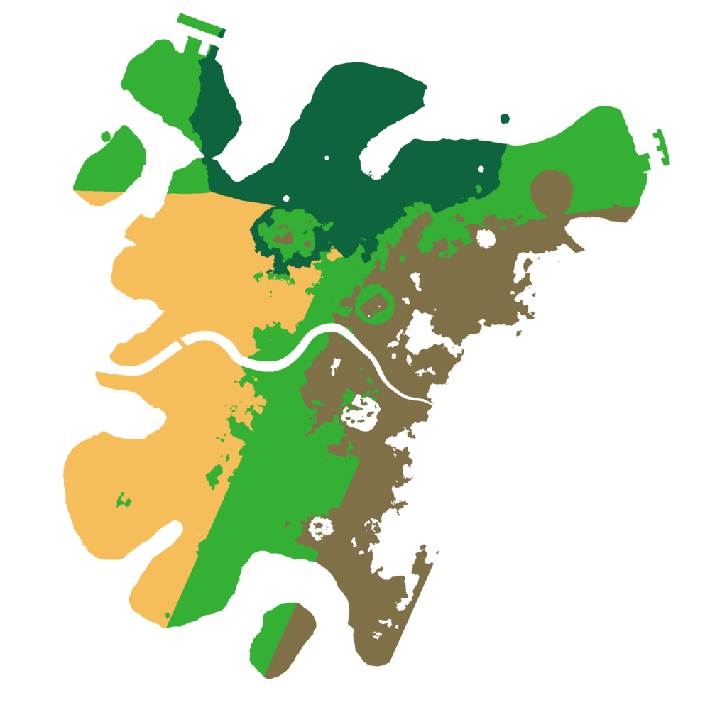 Biome Rust Map: Procedural Map, Size: 3000, Seed: 677180