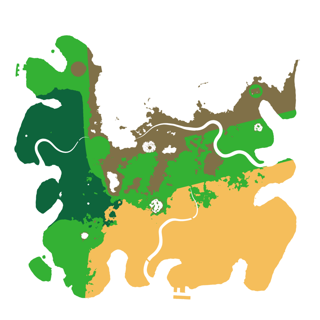 Biome Rust Map: Procedural Map, Size: 3777, Seed: 1