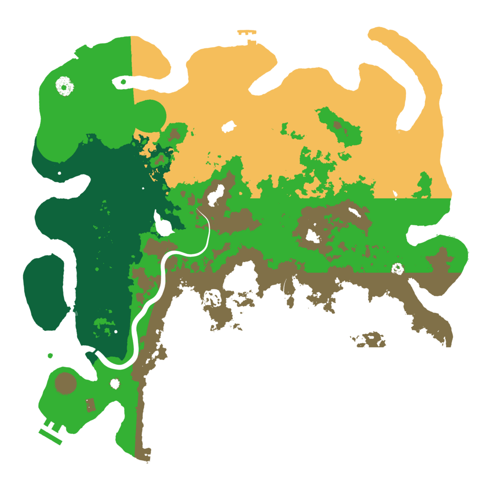 Biome Rust Map: Procedural Map, Size: 4000, Seed: 674685254