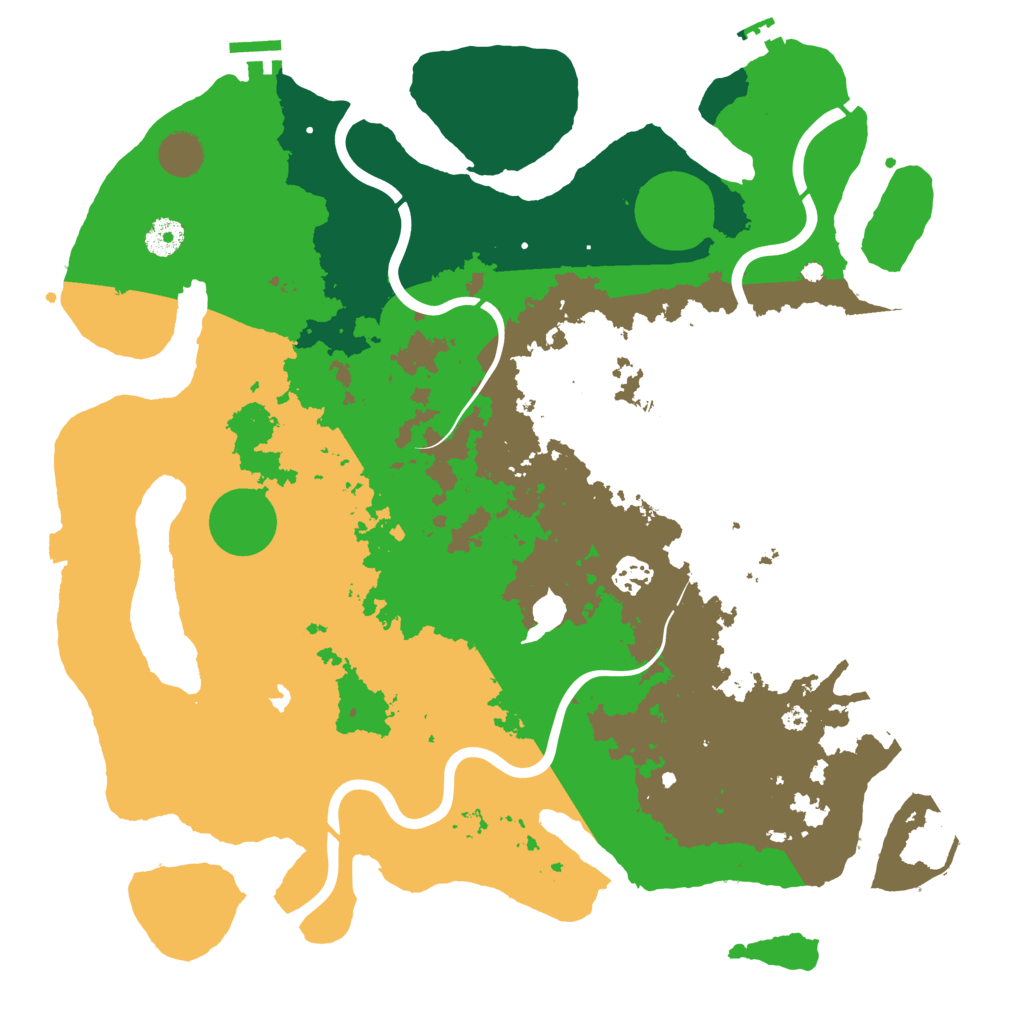 Biome Rust Map: Procedural Map, Size: 4000, Seed: 1762214542