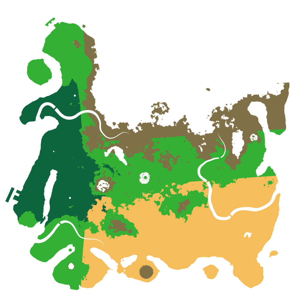 Biome Rust Map: Procedural Map, Size: 4000, Seed: 573946
