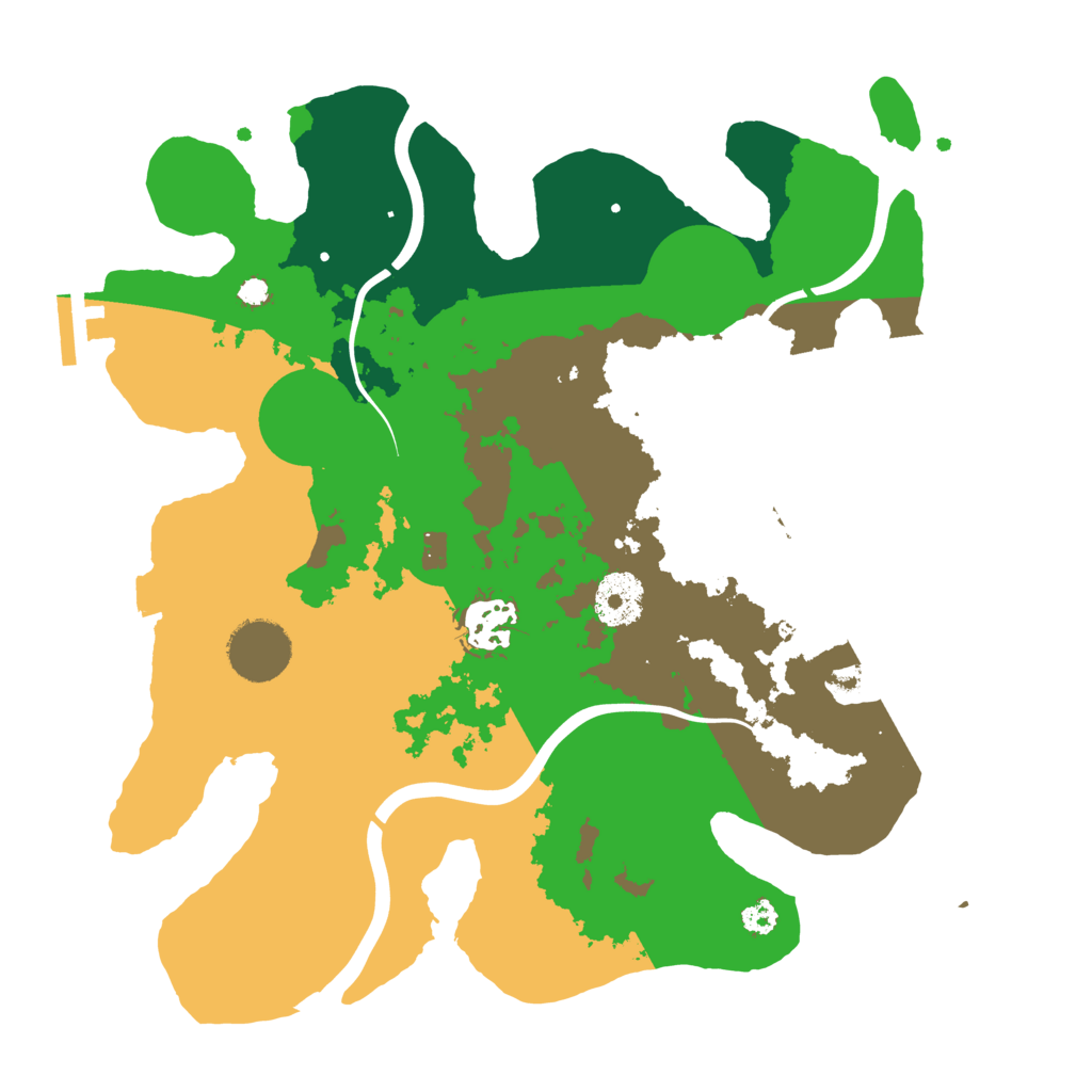Biome Rust Map: Procedural Map, Size: 3100, Seed: 100000