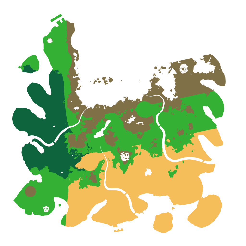 Biome Rust Map: Procedural Map, Size: 4000, Seed: 104825312