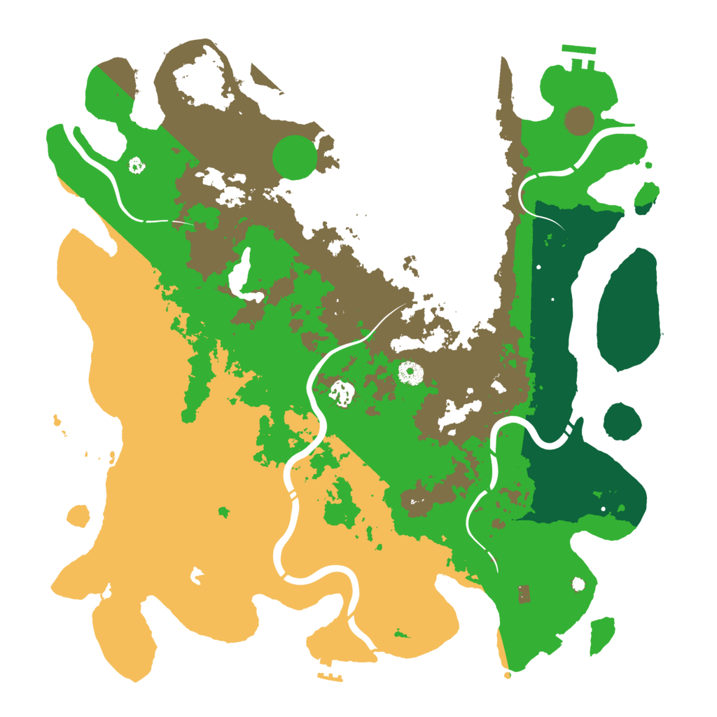 Biome Rust Map: Procedural Map, Size: 4250, Seed: 480275749