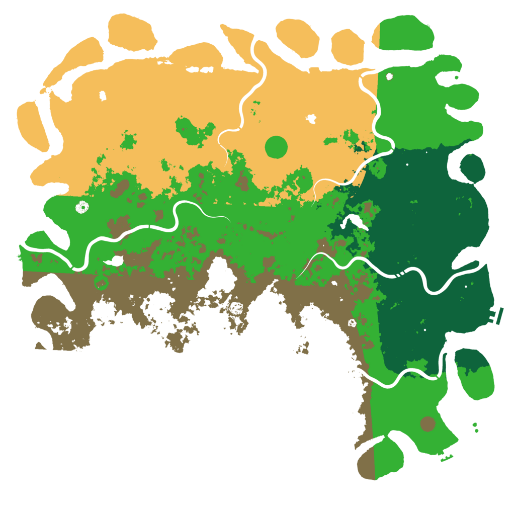 Biome Rust Map: Procedural Map, Size: 6000, Seed: 2010288492