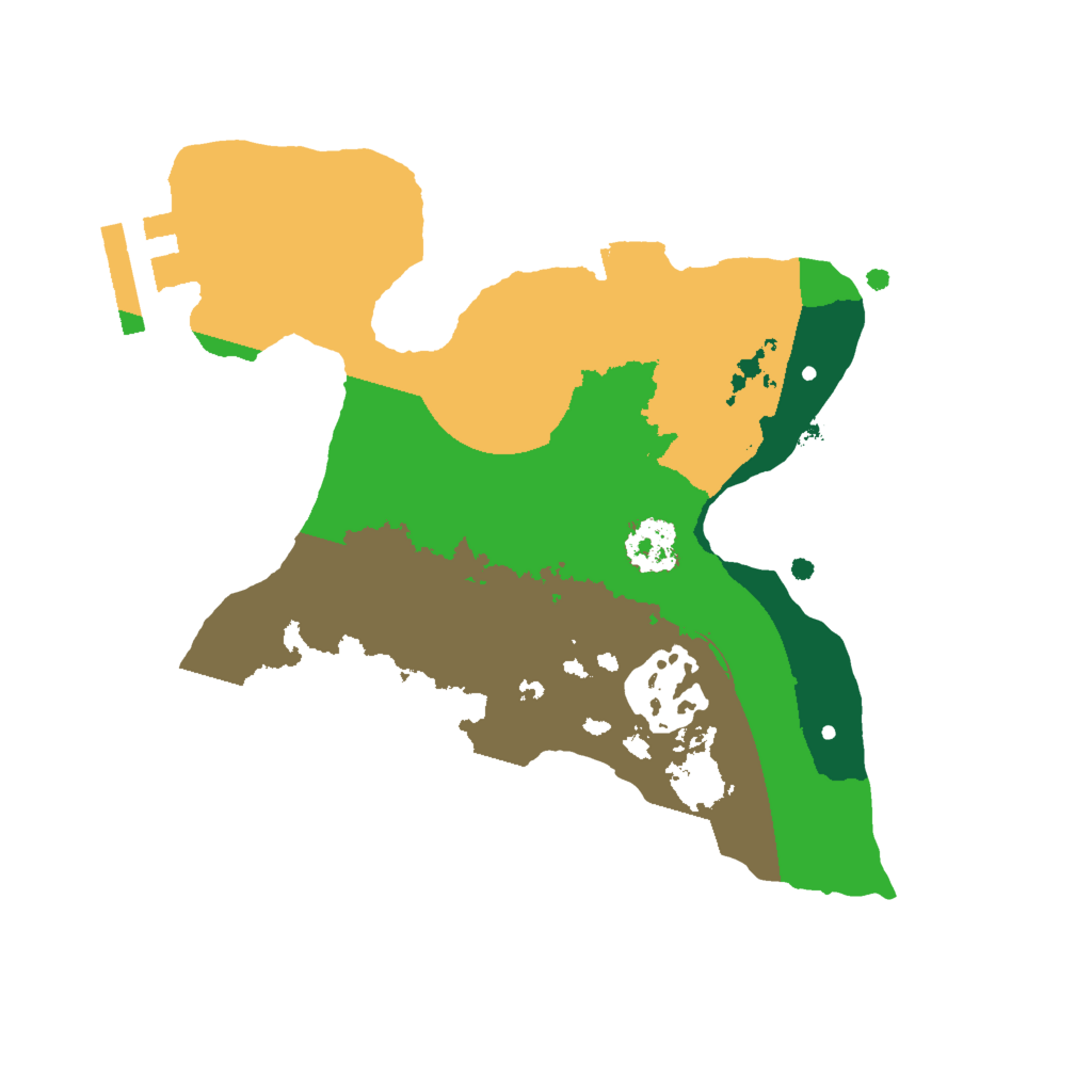 Biome Rust Map: Procedural Map, Size: 1997, Seed: 2147483647