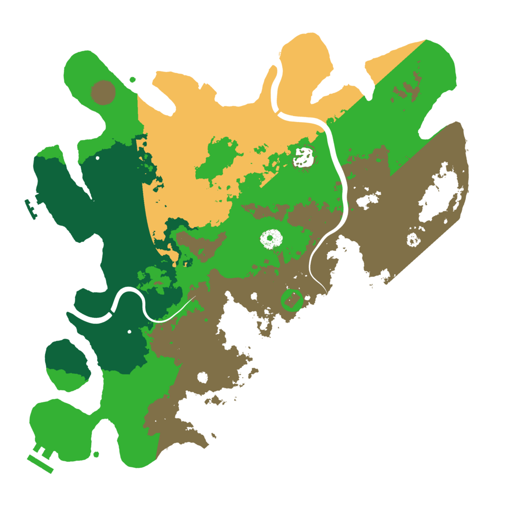 Biome Rust Map: Procedural Map, Size: 3700, Seed: 933894143