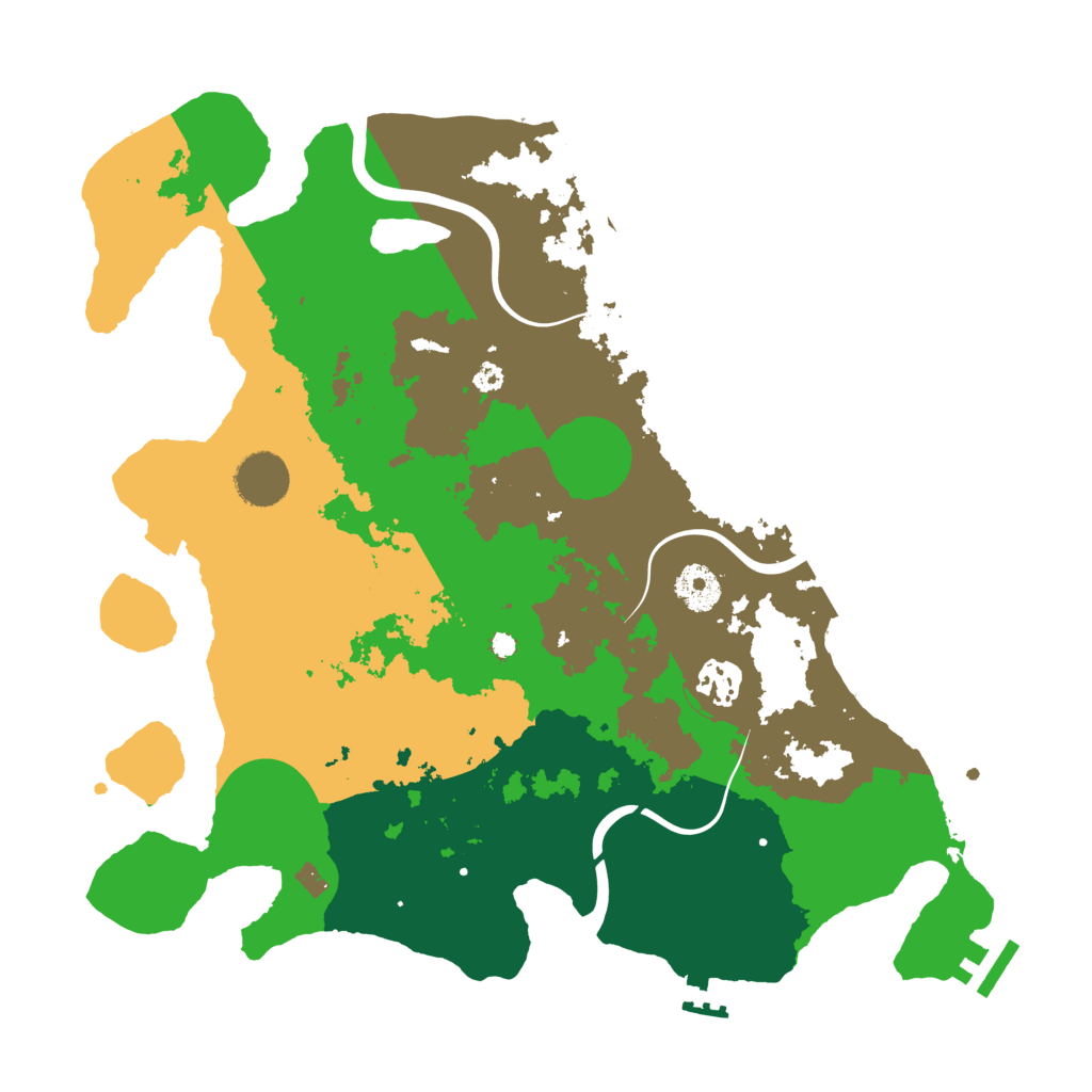Biome Rust Map: Procedural Map, Size: 3560, Seed: 123
