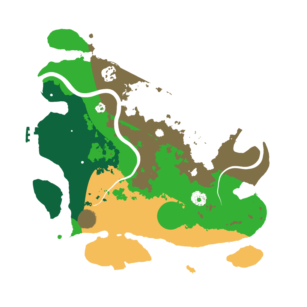 Biome Rust Map: Procedural Map, Size: 3000, Seed: 318283