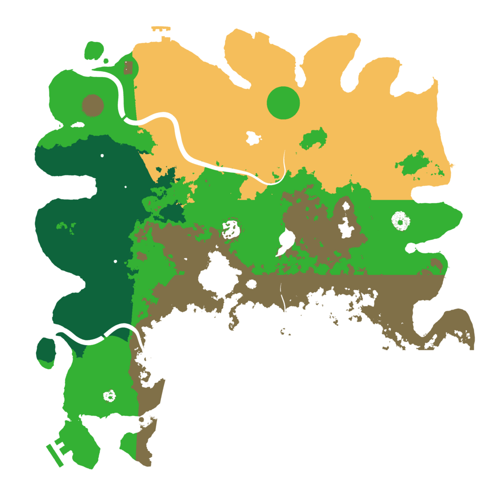 Biome Rust Map: Procedural Map, Size: 4000, Seed: 1867678242