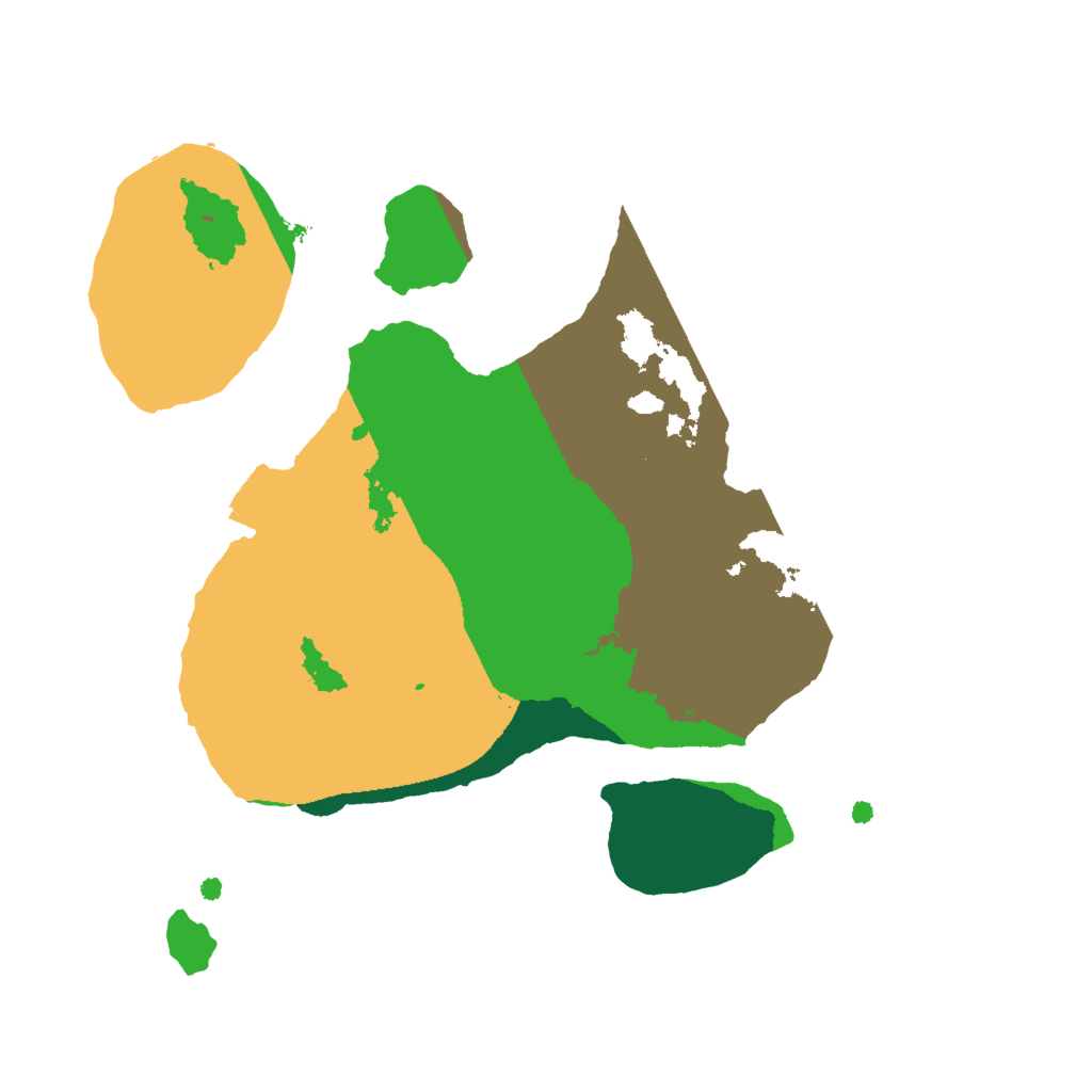 Biome Rust Map: Procedural Map, Size: 2000, Seed: 77760