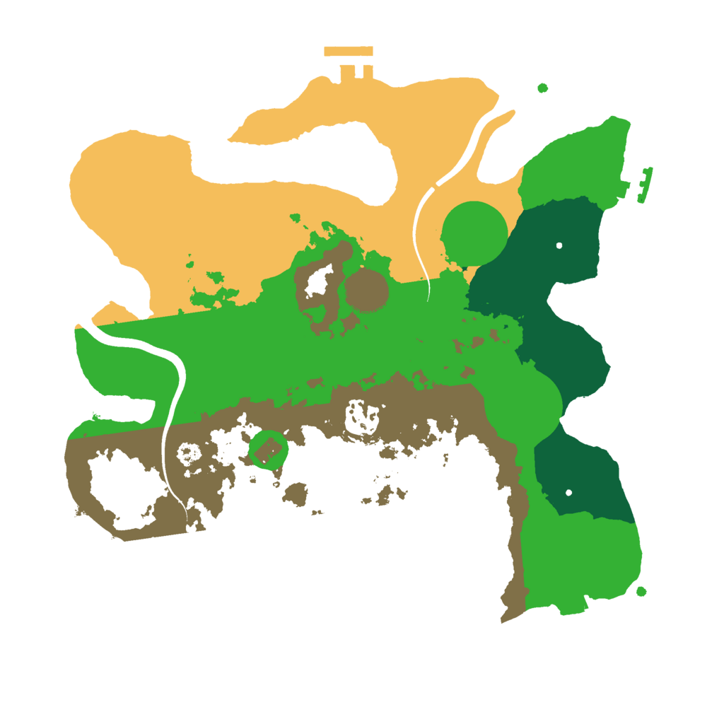 Biome Rust Map: Procedural Map, Size: 3000, Seed: 1149845251