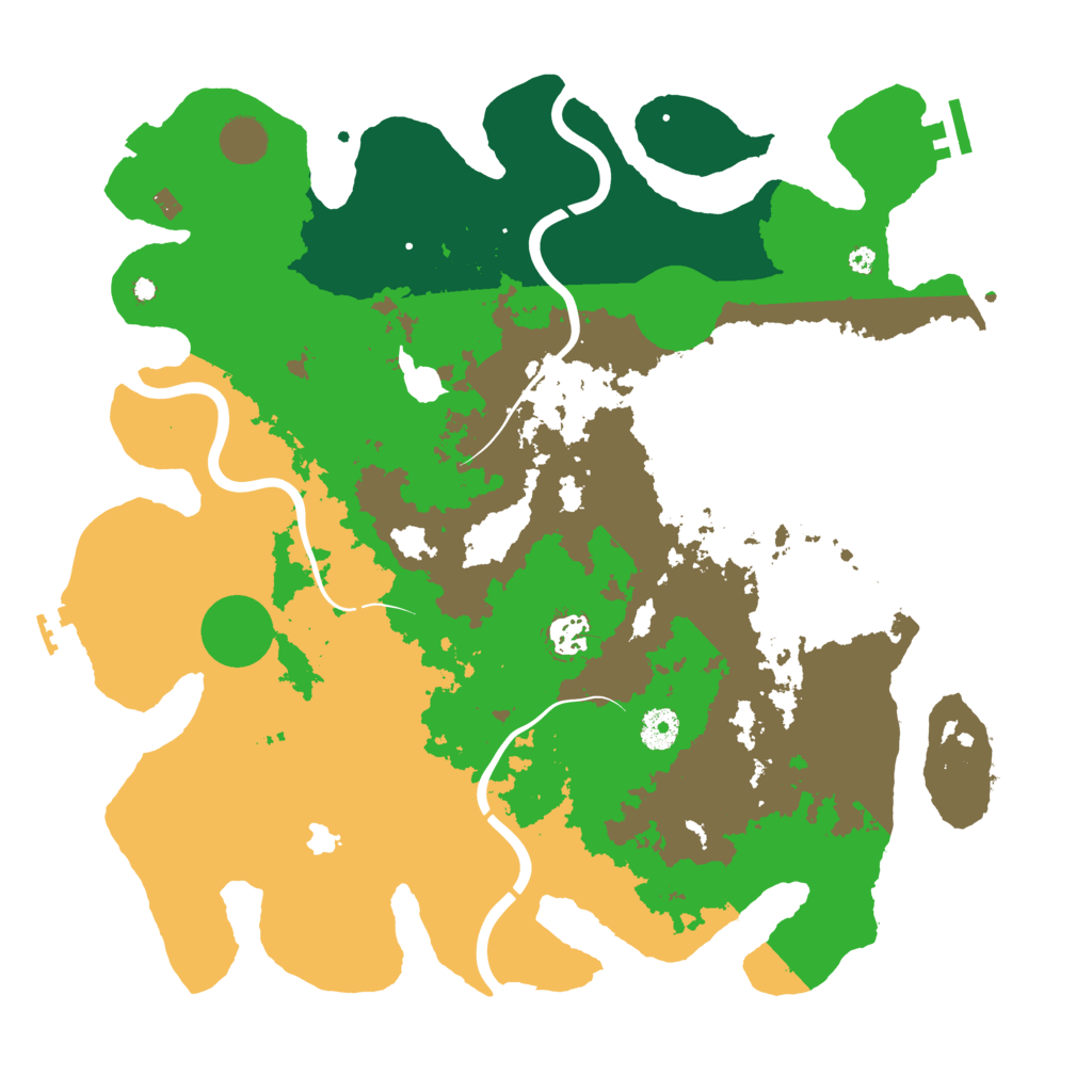 Biome Rust Map: Procedural Map, Size: 4000, Seed: 804593621