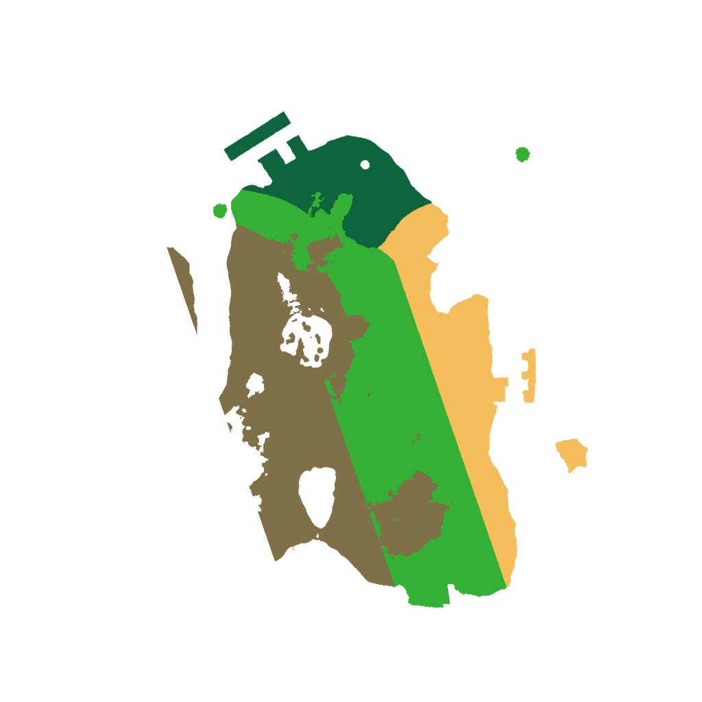 Biome Rust Map: Procedural Map, Size: 2000, Seed: 1291419807