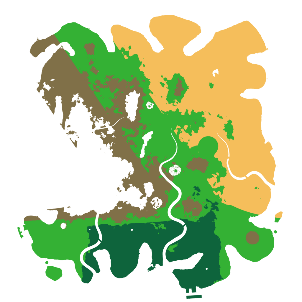 Biome Rust Map: Procedural Map, Size: 4000, Seed: 458730149