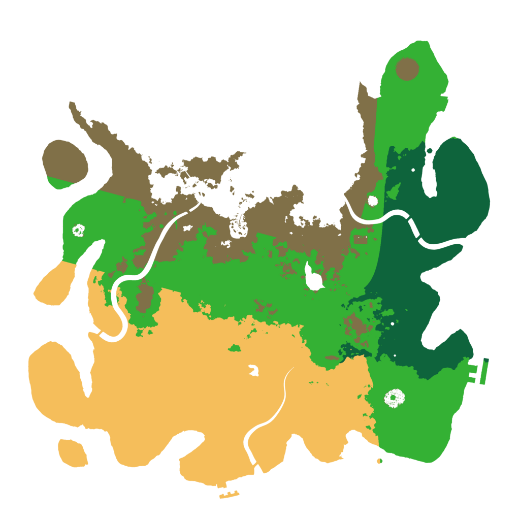 Biome Rust Map: Procedural Map, Size: 4000, Seed: 1259115288