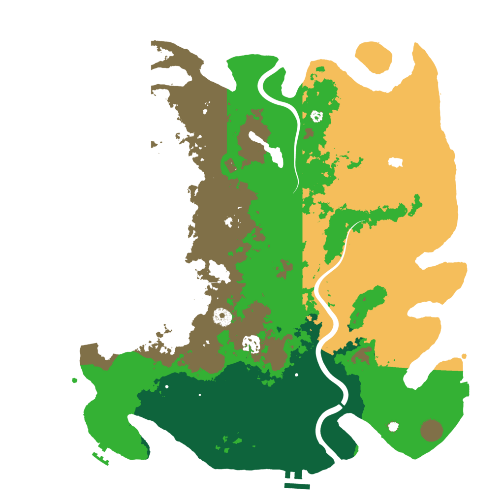 Biome Rust Map: Procedural Map, Size: 4000, Seed: 436497478